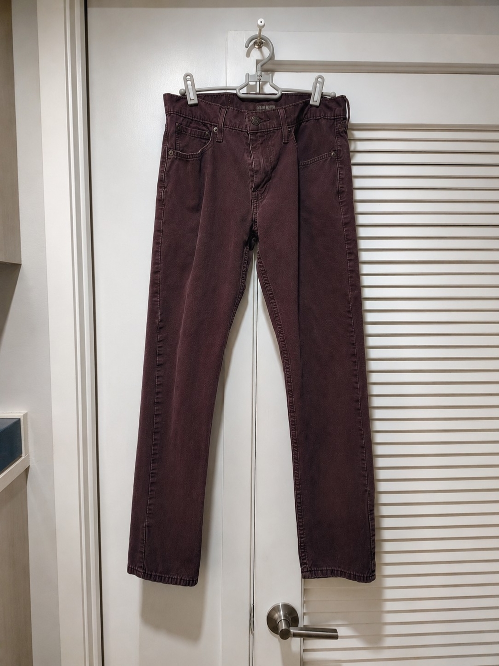 512 Straight Leg Jeans Mid Rise Cotton Blend Classic Denim